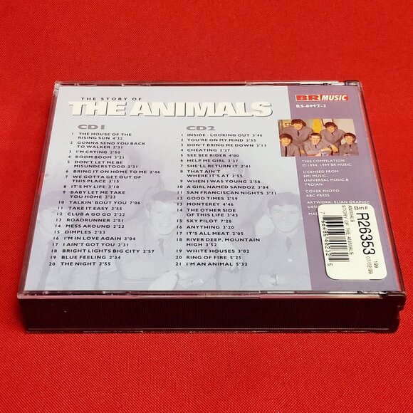 The Story of The Animals Audio CD 2 Disc Booklet Set 1999 - Picture 6 of 9